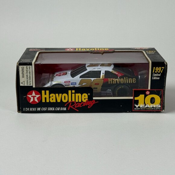 NASCAR Limited Edition 1997 Havoline Racing Die Cast Car Bank 1:24 Scale - Picture 1 of 6